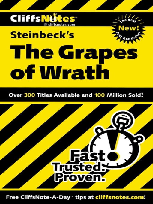 Title details for CliffsNotes on Steinbeck's The Grapes of Wrath by Kelly McGrath Vlcek - Available